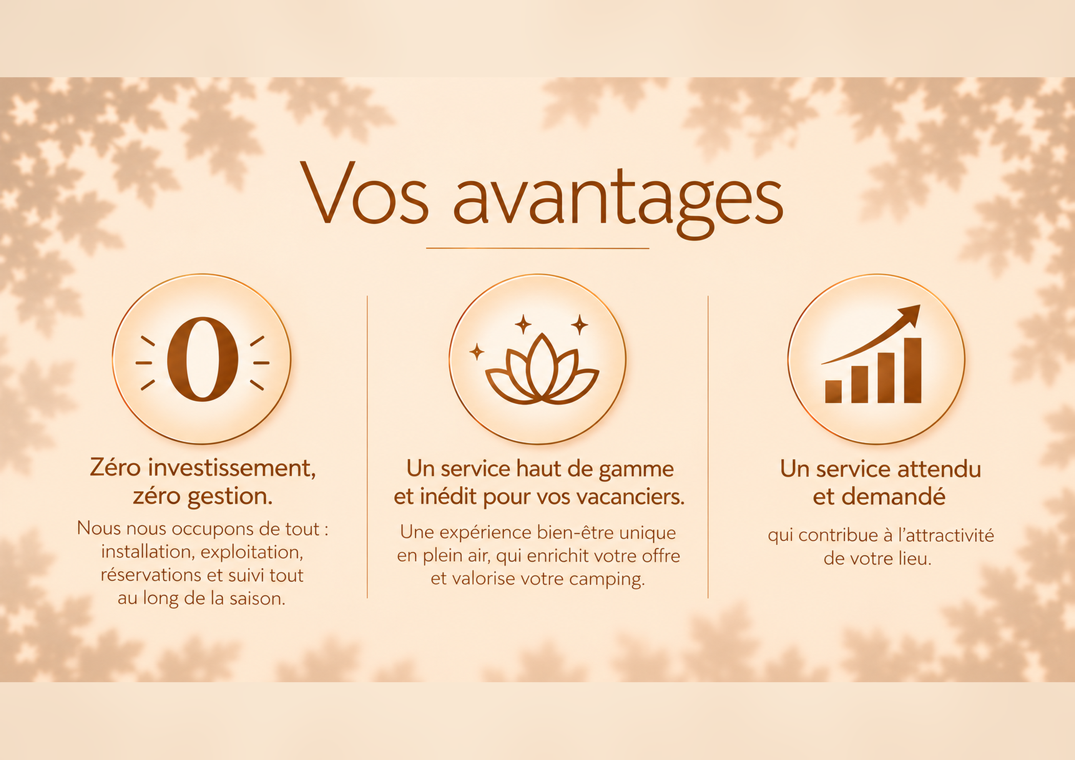 Vos avantages