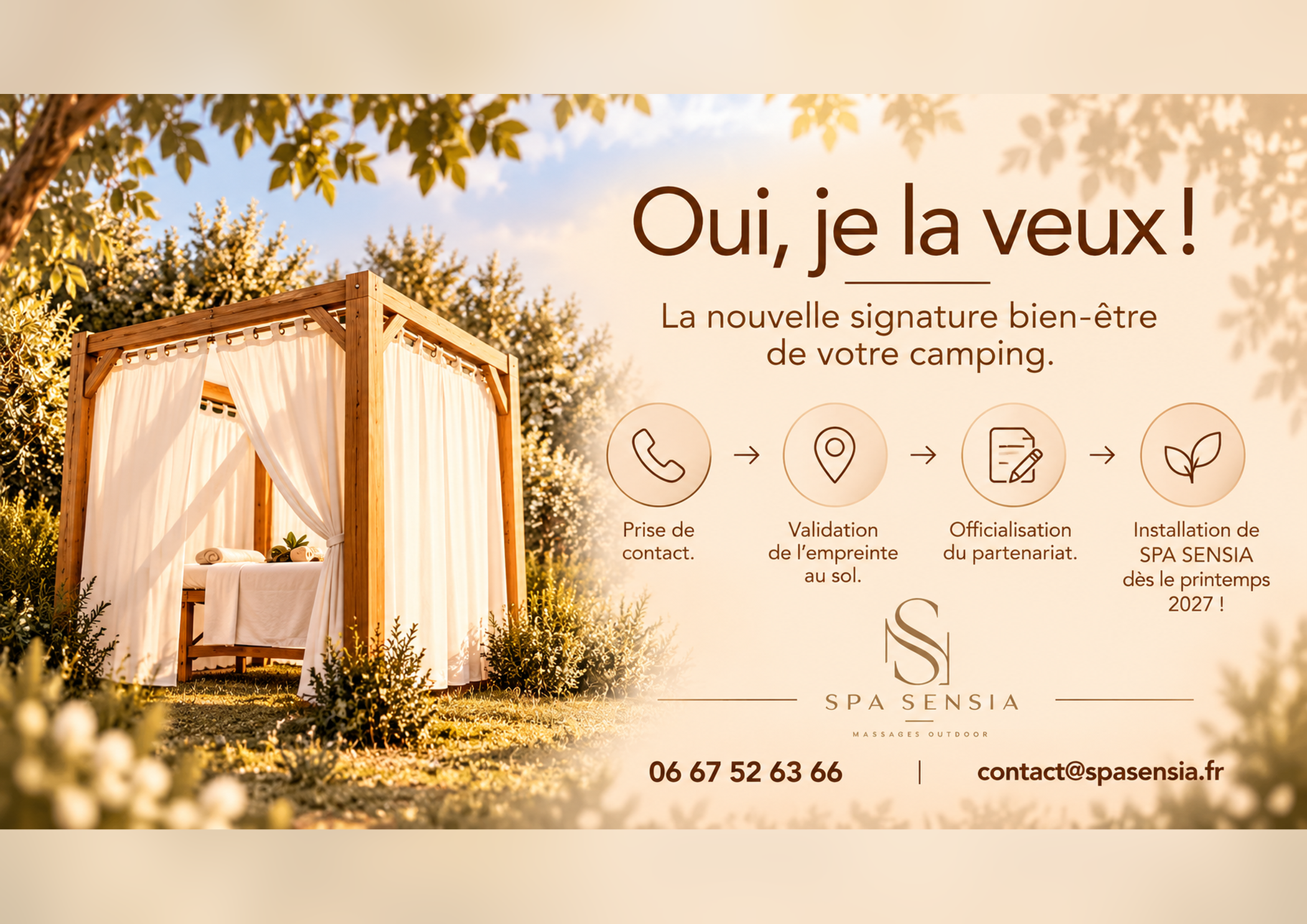 Contact et installation SPA SENSIA